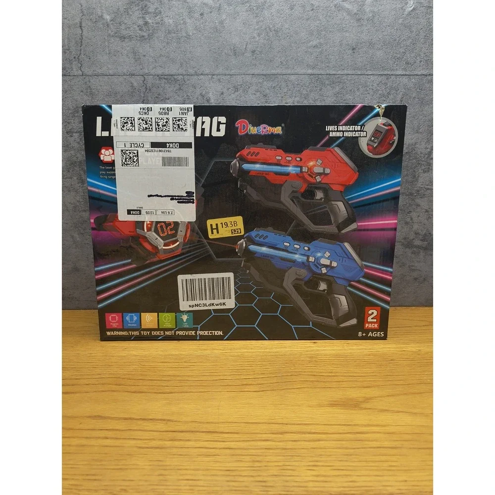 DiueRMA Laser Tag 2 Pack w/Score Display‎ (Red And Blue)